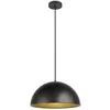 Image de Suspension FORCHINI M 40 E27 L150 cm 40W noir mat/or mat - - 1008536
