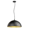 Image de Suspension FORCHINI 50 E27 L150 cm 40W noir mat/or mat - - 1008535