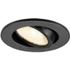 Image de Spot encastré NEW TRIA 45 intérieur simple rond LED 3000K 24C 4W noir - - 1009005