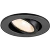 Image de Spot encastré NEW TRIA 45 intérieur simple rond LED 2700K 24C 4W noir - - 1009003