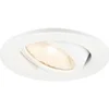 Image de Spot encastré NEW TRIA 45 intérieur simple rond LED 2700K 24C 4W blanc - - 1009002