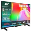 Image de Toshiba 40LV2563DG Smart TV de 40", avec résolution Full HD (1920 x 1080), HDR, Compatible avec Assistant Vocal Alexa et Google en occasion ou reconditionné