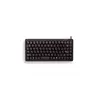 Image de Compact-Keyboard G84-4100 - Clavier - PS/2, USB - Allemand - noir