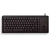 Image de Compact Trackball Keyboard USB black (DE)