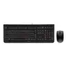 Image de Cherry DC 2000 Ensemble Clavier & Souris filaires, noir, USB, AZERTY - FR