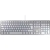 Image de KC 6000 SLIM - Clavier - USB - Français - commutateur : CHERRY SX - argent