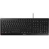 Image de CHERRY Stream Keyboard, Clavier Filaire, Disposition Allemande (QWERTZ), Frappe silencieuse, Sensation de Frappe Unique, Design Plat, Noir en occasion ou reconditionné