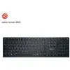 Image de KW X ULP - Clavier - rétro-éclairé - sans fil - 2.4 GHz, Bluetooth 5.2, USB - Français - commutateur : profil ultra bas CHERRY MX - noir - emballage