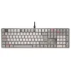 Image de CHERRY KC 500 MX LP, Clavier Mécanique Profil Bas, Disposition Allemande (QWERTZ), Filaire (USB-A), Rétroéclairage Blanc, Interrupteurs MX LP 2.0 Ivory, Gris en occasion ou reconditionné