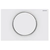 Image de Plaque de commande WC Sigma10 interrompable: blanc mat laqué poli