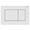 Image de Plaque de commande WC Sigma30 double touche: blanc mat laqué, , blanc