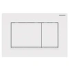 Image de Plaque de commande WC Sigma30 double touche: blanc, blanc mat