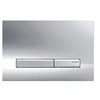 Image de Plaque de commande WC Sigma50 double touche, couleur métallique chrome: chromé, chromé brillant