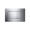 Image de Plaque de commande double touche Sigma30 chromé brillant chromé mat pour bâtisupport Duofix