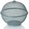 Image de kela 11449 Corbeille à Fruits Como 26,5x24,5cm en métal rêvetement Couleur Gris, 5 x 26,5 x 24,5 cm en occasion ou reconditionné