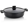 Image de kela Poêle à servir/à braiser 32cm STELLA NOVA, avec couvercle et Oil Control System, Casserole à induction 5 L, Fonte d'aluminium revêtue, Poêle à paella à haut bord en occasion ou reconditionné