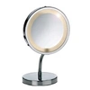 Image de Miroir sur pied Lola - - Gris - Métal