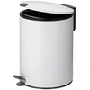Image de Poubelle à pédale 5l blanc 23701