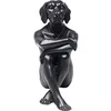 Image de Kare Design Figurine déco Dog Marc, Noir, 33x26x17 Cm, Article cadeau déco statue déco accessoire déco, Statue pour la maison, Objet de collection, Déco de table, Motif animal sculptural, Salon en occasion ou reconditionné