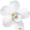 Image de Kare Design Décoration Murale Orchid, Blanc/Or, Motif Fleur, Style Élégante, Deco Intérieur, Décoration Chambre, Salon, Couloir, Bureau, Cadeau, 25x24x7 cm (H/L/P) en occasion ou reconditionné