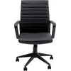 Image de Kare Design Chaise de Bureau Labora Dossier Bas, Noir, Aspect Cuir, Pivotante, Ergonomique, Style Moderne, Fauteuil de Bureau, Confortable, Rembourrage, 109x59x62cm (H/L/P) en occasion ou reconditionné
