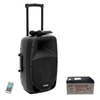 Image de Enceinte PA mobile MES-15BT2 38 cm 15 pouces sur secteur, à batterie