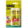 Image de Lot 2 stic blanc uhu 21g