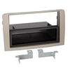 Image de Adaptateur de façade 2-din pour avec vide poche lancia musa 2004 > anthracite