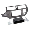 Image de Adaptateur de façade 2-din pour avec vide poche kia rio 09/2011-> > anthracite
