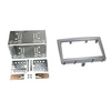 Image de Adaptateur de façade 2-din pour porsche 911 / boxter / cayman dark gris