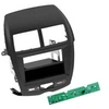 Image de Adaptateur de façade 2-din pour avec vide poche mitsubishi asx 2010 > noir