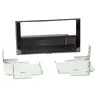 Image de Adaptateur de façade 2-din pour avec vide poche pour nissan micra/note noir piano