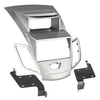 Image de Adaptateur de façade 2-din pour ford fiesta (avec afficheur) 2008 >gris
