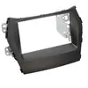 Image de Adaptateur de façade 2-din pour hyundai santa fe noir
