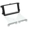 Image de Adaptateur de façade 2-din pour seat / skoda / vw noir