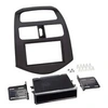Image de Adaptateur de façade 2-din pour avec vide poche chevrolet spark 2012 > noir