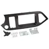 Image de Adaptateur de façade 2-din pour kia picanto 2011 > noir