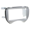 Image de Adaptateur de façade 2-din pour nissan micra (k13) 2011 - 2013 gris