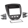Image de Adaptateur de façade 2-din pour toyota aygo / citroen c1 / peugeot 107 05> noir