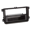 Image de Adaptateur de façade 2-din pour avec vide poche seat / skoda / vw noir