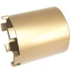 Image de 35476000 Couronne pour carotteuse Dry M 16 Pour brique de sable-chaux Doré Diamètre 82 mm