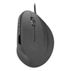 Image de Piavo Souris ergonomique USB optique noir 6 Boutons 800 dpi, 1200 dpi, 1600 dpi, 2400 dpi ergonomique
