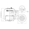 Image de Soufflets À Ressort, Suspension Pneumatique Febi 37899