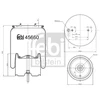 Image de Soufflets À Ressort, Suspension Pneumatique Febi 45660