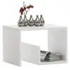 Image de Table basse 2-en-1 59,1x35,8x37,8 cm Blanc