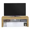 Image de Meuble TV 1 Tiroir Design "Biotin" 150cm Chêne