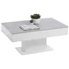 Image de Table Basse Design "Lavola" 100cm Gris & Blanc