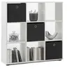 Image de Etagère 9 Cases Design "Gaman" 108cm Blanc