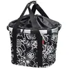 Image de Panier Bikebasket fleur noir