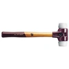 Image de Maillet SIMPLEX Superplastique avec boîtier en fonte malléable et manche en bois - D=60 mm - 3007.060